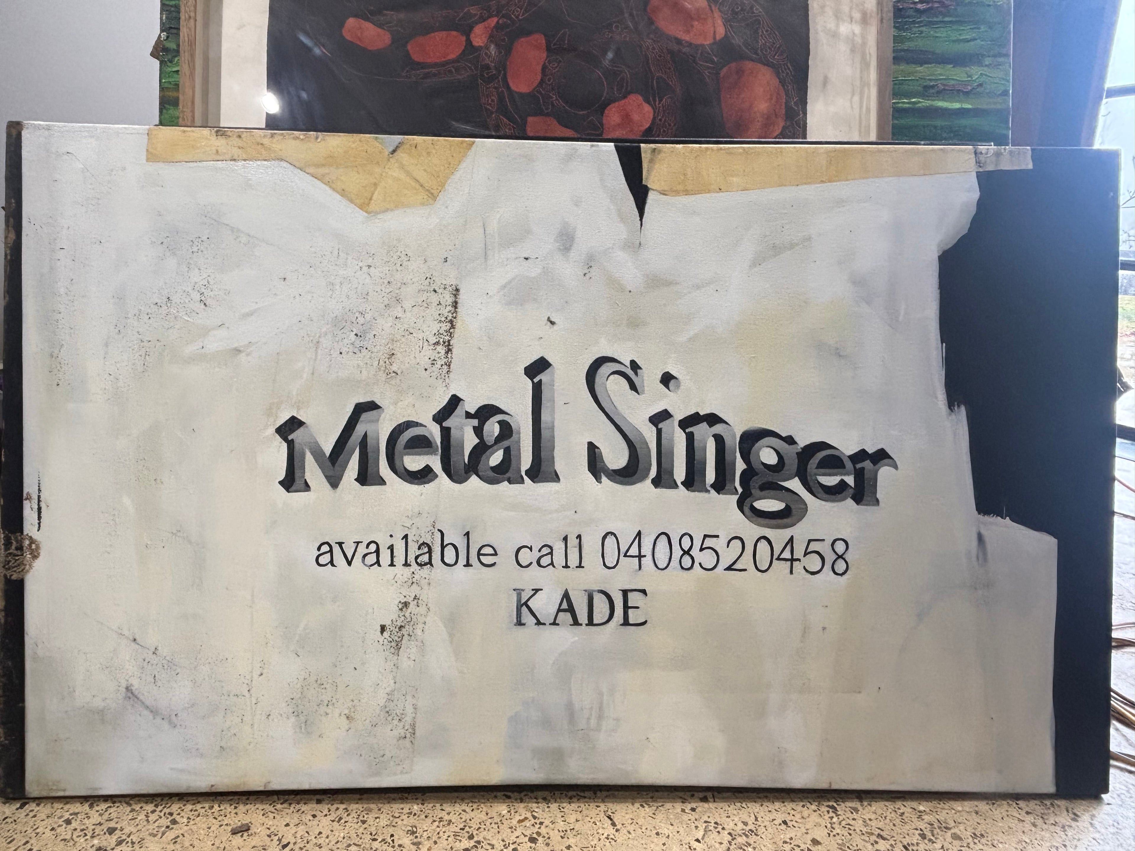 Oil Painting by Rob O'Connor "Singer"