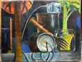 Rob O'Connor "Kitchenette" oil on linen