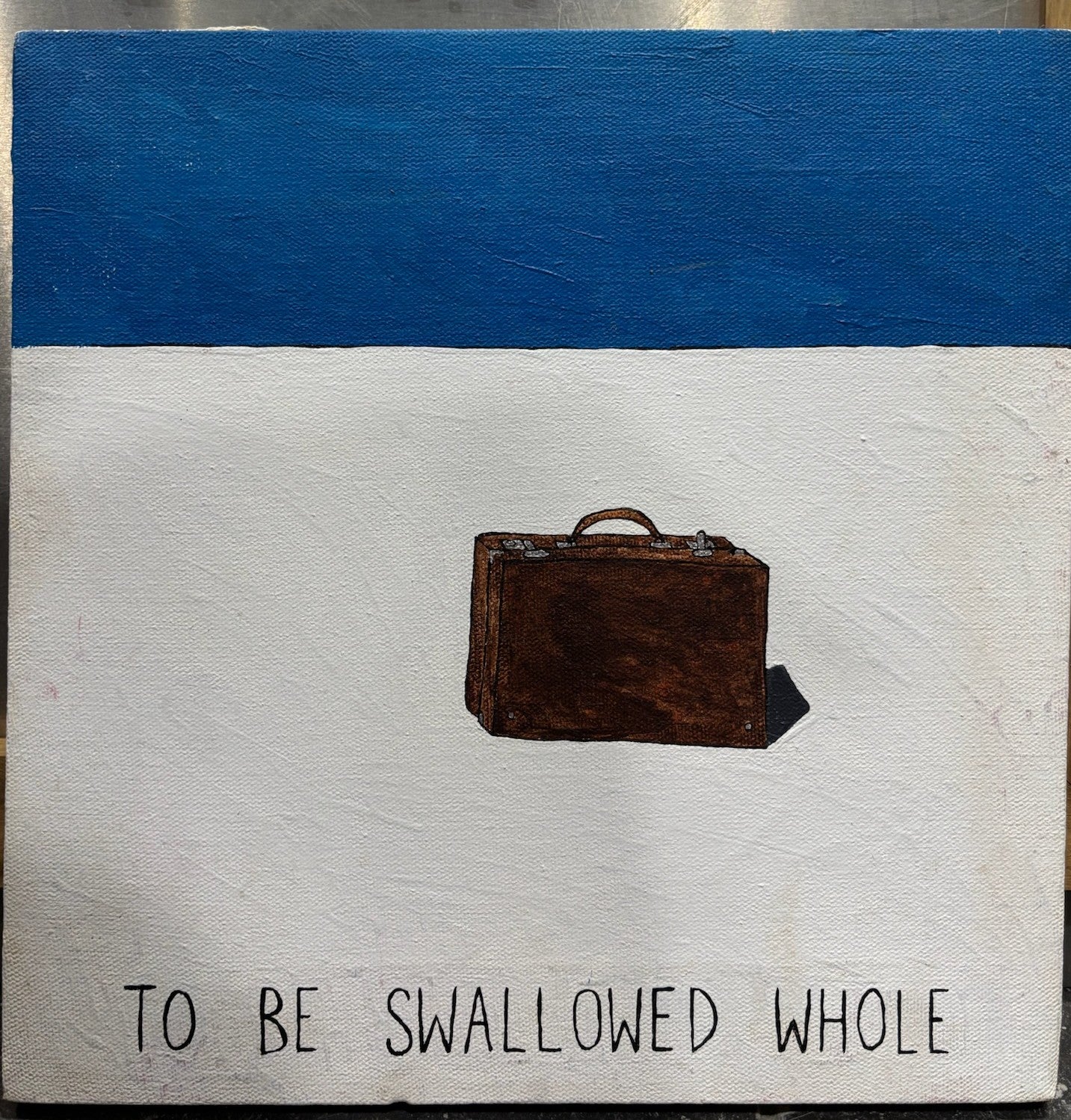 Mande Bijelic "To be swallowed whole" Oil on canvas