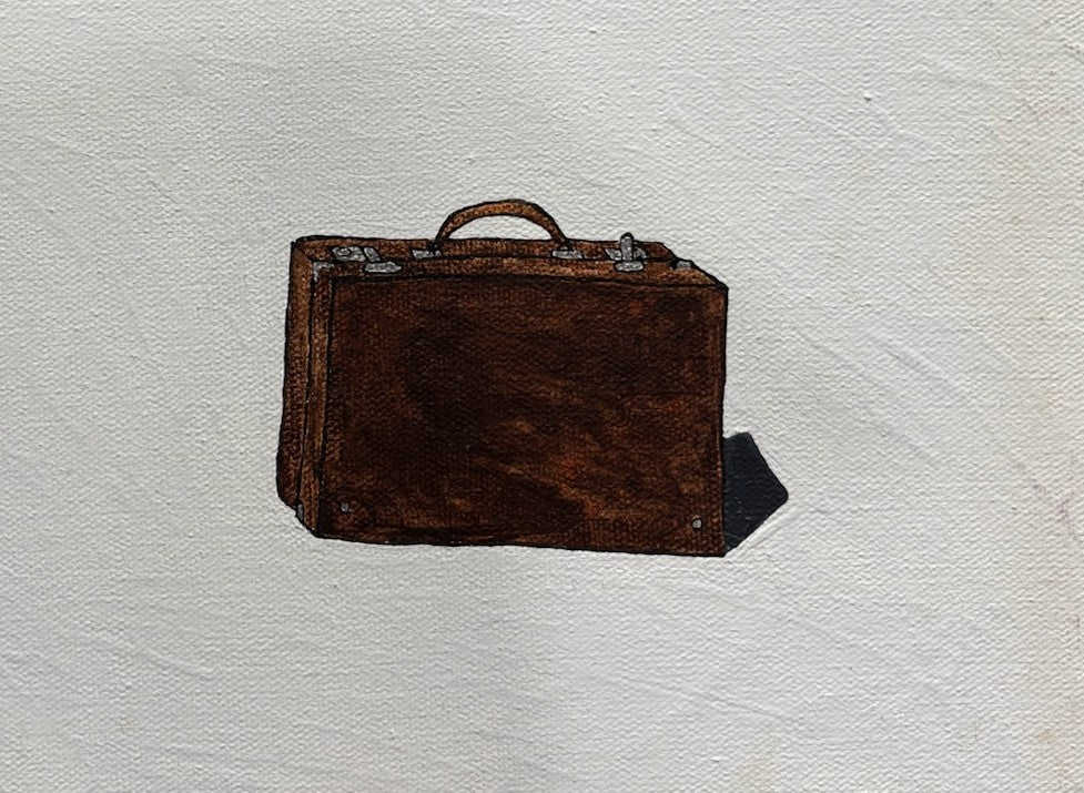 Mande Bijelic "To be swallowed whole" Oil on canvas